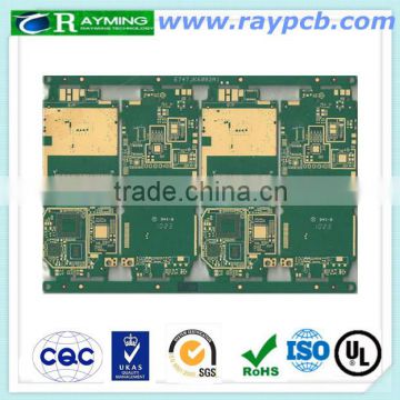 6-layer HDI PCB with Immersion Gold Surface Treatment with 0.8mm Board Thickness