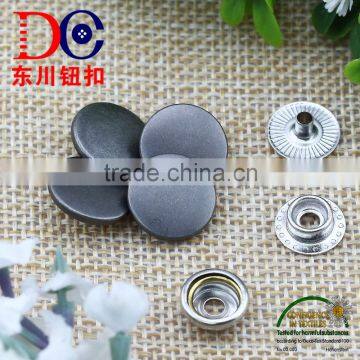 New Fashion Metallic Colors Durable in Nickle Free Ring Snap Button For Coats