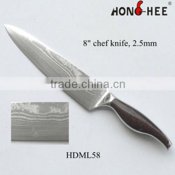 Custom Handmade Damascus Chef Knife