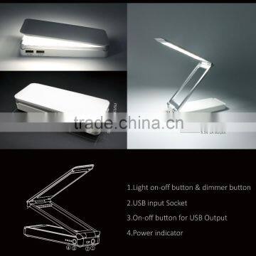 Portable lamp rechargeable desk lights for indoor use 4w DC5V/500mA-1A