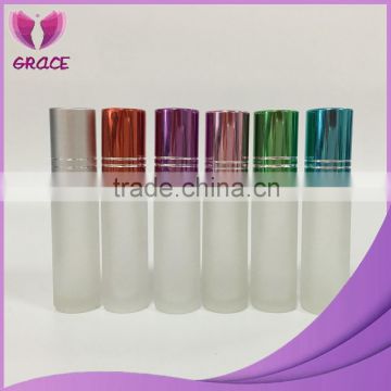 Wholesale Empty 3ml 4ml 5ml 6ml 8ml 10ml 30ml clear frosted roll on glass bottle/glass bottle roll on 8ml/roll oor essential oil