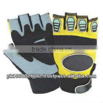 Mountain Bicyle Bike Hiking Sports Half Finger Gloves