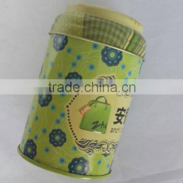 Metal Round Tea Containers