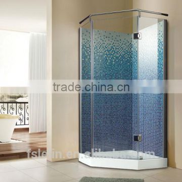 Foshan Lelin aluminum alloy bath shower enclosure cabin vanity with 6mm tempered glass JC-25