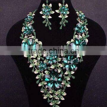 2016 New Arrival Costume & Fashion Jewelry for Aso Ebi Party/High End Fashion Jewelry Necklace Wholesale photo-3