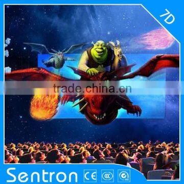 2016 Sentron Hot Sale 7D Cinema 7D Simulator Rides/theater simulator amusement rides