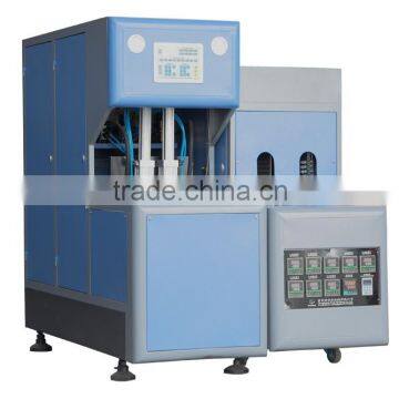 semi-automatic pet stretch blow moulding machine