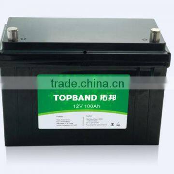 solar battery bank long life LiFeO4 LFP battery 12V 100Ah TP12100F