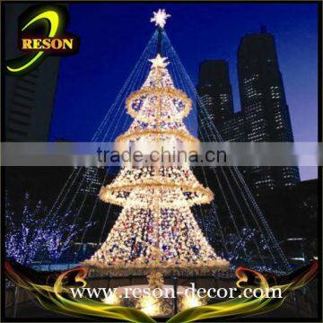 Outdoor christmas decoration light tree tower