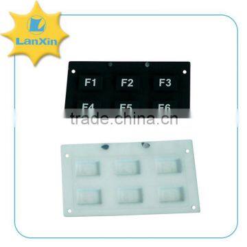 Custom silicon keypad for machine