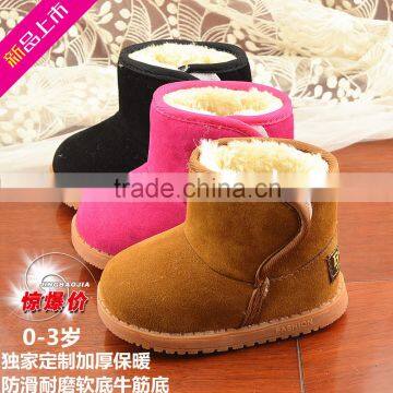 888 2015 New High Quality Brand fur Warm Winter baby Snow Boots warm shoes first walkers for baby boy and girls