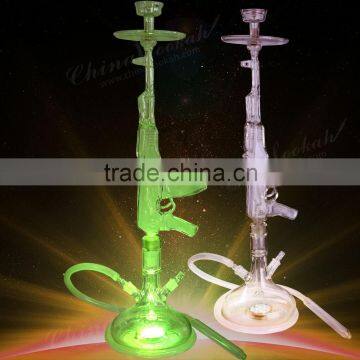 all glass hookah/shisha/narghile/transparent hookah gun CHG001