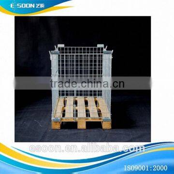 Stackable Metal Wire Containers Match Pallets photo-3