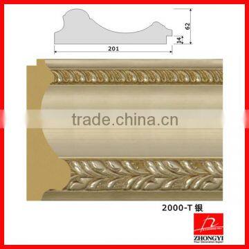 plastic interior decorative moulding/polystyrene architectural foam moulding