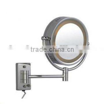 led lighted wall mounted hair dressing mirror,magnified mirror,shower vanity mirror