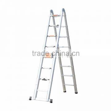 5m multi-function full aluminum telescopic ladder