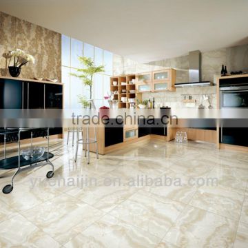 Decorative matt porcelain floor tile