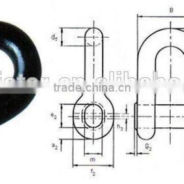 End shackle for anchor chain