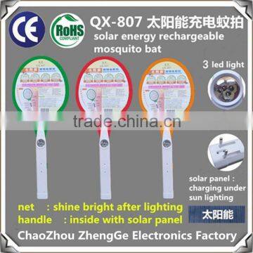 QX808D-1 Rechargeable Mosquito Bat Mosquito Killer Mosquito Swatter With Round or Flat Plug photo-4