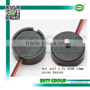 hot sell 1.5v 85DB 14mm piezo buzzer FBPT1440