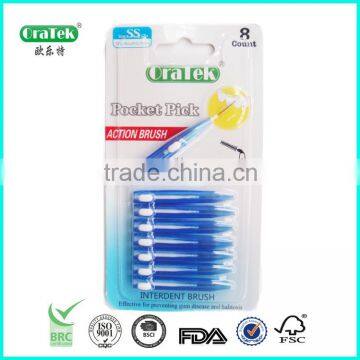 Hand Push Interdental Cleaning Brush With Button photo-5