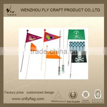 Plastic football club pennant flag