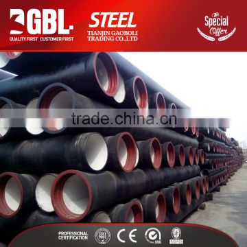 china supplier iso2531 ductile cast iron pipe specifications