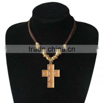 2015 women 's cross necklace scarf