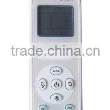 High quality special outline A/C remote control ,mini remote control lcd ac remote control with best/good /cheapest price