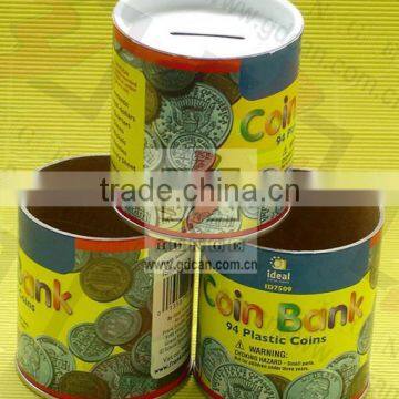 Eco-friendly Coin Storage Paper Tube Packaging for Sale