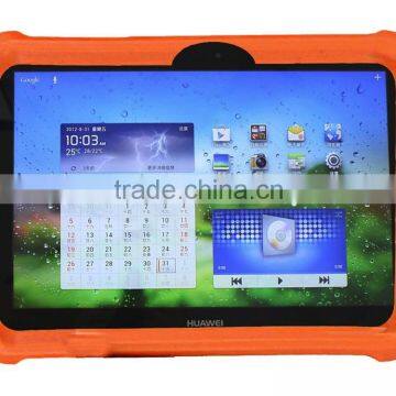 Kid proof rugged tablet case for huawei m2 10.1 inch tablet, silicone case cover for mediapad 10 fhd tablet.