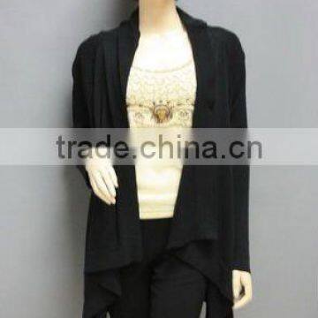 2011-LS122 LADIES PONCHO CARDIGAN SWEATER