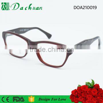 latest acetate frames for lady acetate Full Rim factory wenzhou