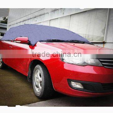 Silvery Car Cover/polyester Half Car Cover