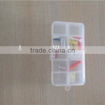 high quality transparent plastic box with compartment