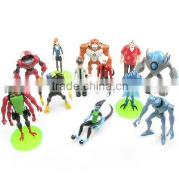 Ben 10 spinning top action figure toys