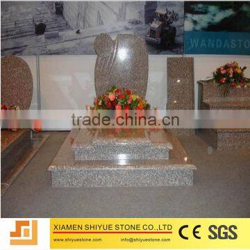 Pink Granite Cheap Tombstone photo-2