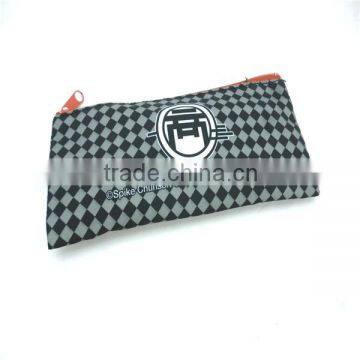 Quality custom design pencil bag with zipper top