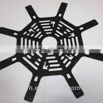 ZYH factory High Precision Carbon Fiber plate CNC Machining cnc cutting for UAV / Drones / Multicopter /Hobby Parts