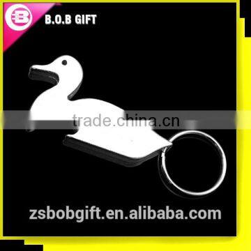 Promotional duck bottle opener keychain