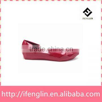 cheap pvc ladies latest flat shoes for women 2013