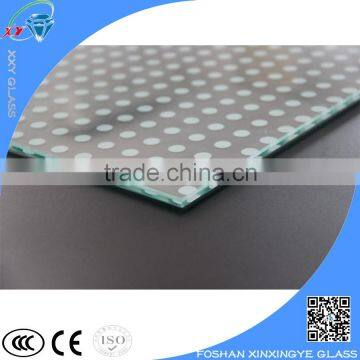 Modern supplier 2" tempered glass plate with certification