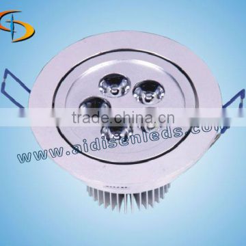 New populer round white 5w dimmable led downlight 220v