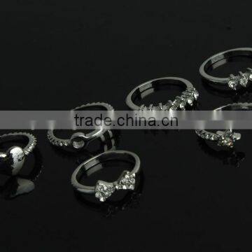 Wholesale Women Trendy 6 PCS Finger Ring Set photo-6