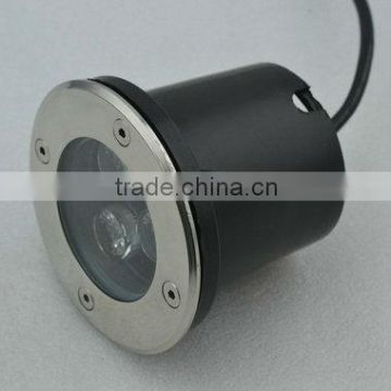 High quality CE ROHS approval RGB color ip65 3w 12v outdoor led ground light