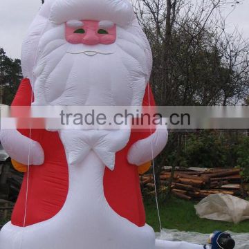 Discount commercial inflatable santa and reindeer