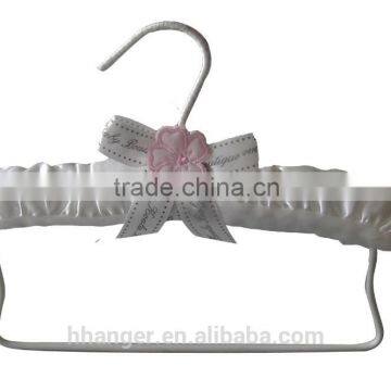 cream padded clothes hangers pants hangers