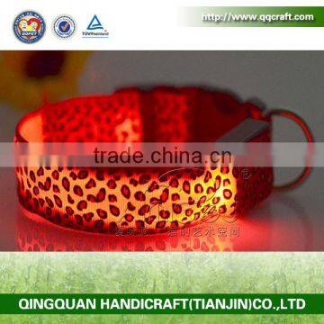 Hot Sale Stylish Nylon Waterproof Flashing Pet LED Dog Collar for Sale