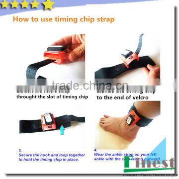 Custom Logo neoprene triathlon timing chip strap