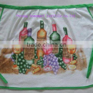 for cooking linen /cotton pattern short waist funny apron